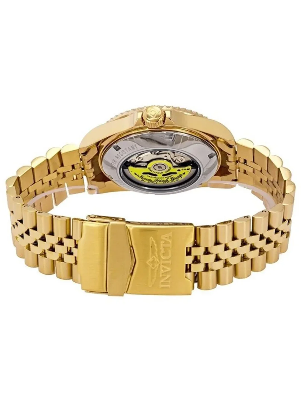 NWT Invicta Pro Diver Pepsi Bezel Automatic Gold Dial Men's Watch